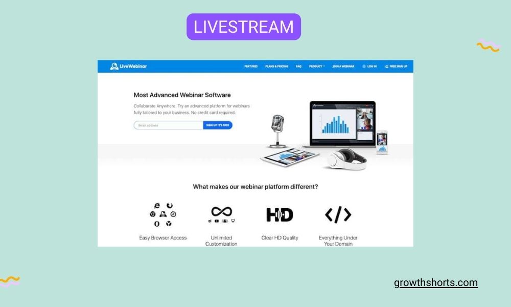 Livestream - Webinar Software